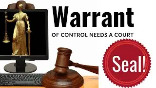 Warrant of control needs to have a court seal. #bromleypolice #CountyCourt- Puplic enquiry video 5