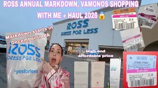 ROSS ANNUAL MARKDOWN, VAMONOS SHOPPING WITH ME + HAUL 2026 😱