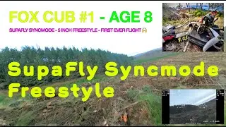 What happens when an 8 year old tries my freestyle quad? #5inchfreestyle #supaflyfpv #fpvkids