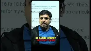 IIT PATNA DEGREE WITHOUT EXAM #jeeadvanced #neet #neet #iitjee #jee2025 #iitdelhi #iitbombay #btech
