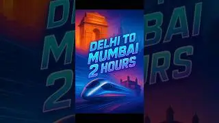 Delhi to Mumbai in 2 Hours? Hyperloop Ka Future Dekho!#shorts #youtubeshorts #trending#short #facts
