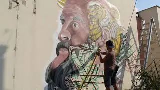 Timelapse Graffiti Action Konestilo