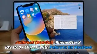 Джейлбрейк (Rootful) iPhone 6s ~ X | iOS 15.0 - 16.7.10 с Palera1n на MacBook