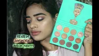 REVIEW: Juvias place nubian eyeshadow palette | Swaches & demo on indian/medium/tan/olive skintone