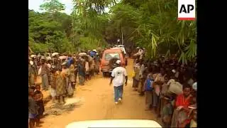 Zaire - Arrival of US envoy