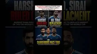Change in India's squad ahead of T20 WC 👀🏏