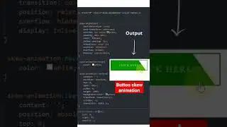 Button Skew Animation