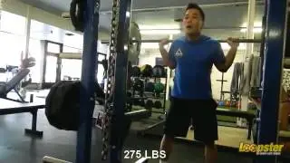 Ron Le Fitness, Personal Trainer, Warmup and 390LBS Squat