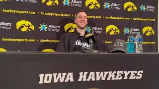 Iowa forward Connor McCaffery talks career game against Ohio State + a lot more