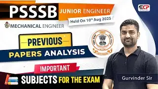 Detailed Syllabus & Analysis of PSSSB JE Mechanical paper held on 10th Aug 2025