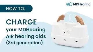 How to charge your MDHearing AIR (3rd generation) hearing aid