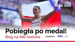 Natalia Kaczmarek BRĄZOWĄ MEDALISTKĄ w biegu na 400 m 🥉