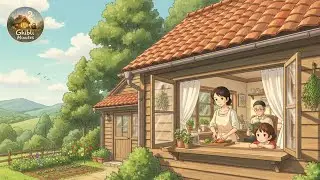 A Simple Family Life Surrounded by Nature | Cozy Ghibli-Style ASMR