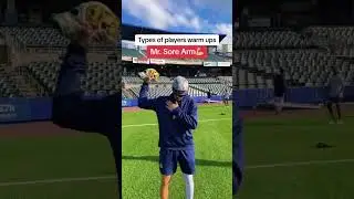 How different players warm up #baseball #tiktok #warmup #training #funny #coaching