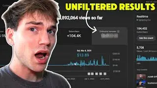 How Much Money I Made on Youtube With 100k Subscribers *UNFILTERED*
