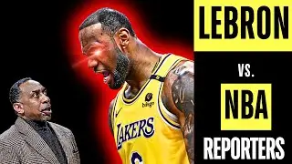 Did LeBron THREATEN These NBA Reporters? 