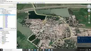 How to add data and name of roads through google earth and ARCGIS/Information from Google earth