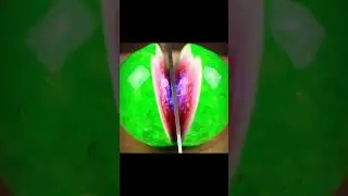 🔥 Insane Glass Guava Cut in Half | Bright Crystal Fruit ASMR ✨ #asmr