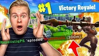 RPG KILL VANAF DE ANDERE KANT VAN DE MAP?! 😱 - Fortnite Battle Royale (Nederlands)