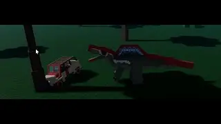 Spinosaurus playthrough - Jurassic pixel Roblox