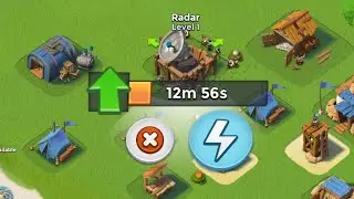 RADAR lvl 2 -  level up fast - Boom Beach New Account upgrades