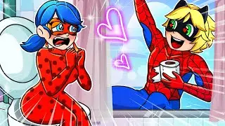 Miraculous Ladybug 🐞 Love Story of Lady Bug x Chat Noir turns into Spiderman [EP 1]