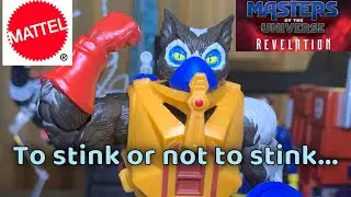 Mattel MOTU Revelation STINKOR figure review!!