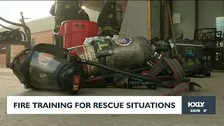 Fire training for rescue situations