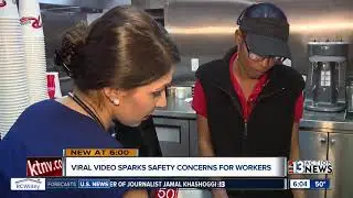 Viral video sparks concerns over employee safety at fast food restaurants