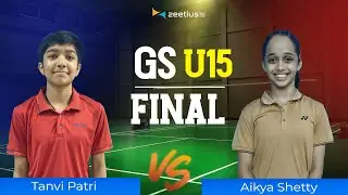 Tanvi Patri VS Aikya Shetty | 36th Sub Junior National Badminton Championships 2024, Chennai, India