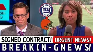 CLOSED! GIANTS CONFIRMS FREE AGENT! CLEANING UP THE NFL MARKET! NEW YORK GIANTS NEWS!
