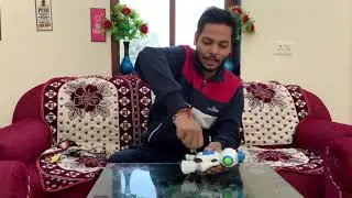 FunBlast Dancing Robot with Music, 3D Flashing Lights,360 Degree Rotation