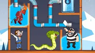 home pipe rescue - water puzzle All New Levels Gameplay Android, iOS gameplay levels 30046 - 30088