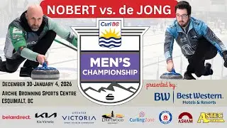 FEATURE: Cameron de Jong vs. Rob Nobert - Draw 10 - BC Men's Curling Championships by Best Western
