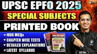 UPSC EPFO Book | UPSC EPFO Booklist | UPSC EPFO EO AO & APFC Questions Books | UPSC EPFO MCQ |EduTap