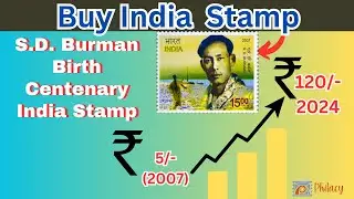 Buy S.D. Burman birth centenary new postage stamp unveiled | Philacy.com