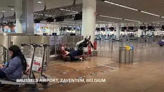Flights at Belgium&rsquo;s main airport remain disrupted after overnight drone sightings