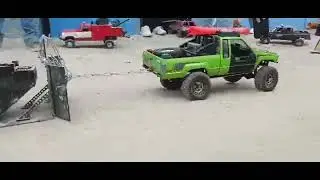Dunkin&rsquo; Donuts and a full pull , tf2 sled pull #rc #rctruck #offroad