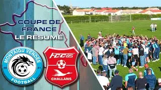 Résumé CDF 3éme tour Montaigu VF (R2)/FC Challans(N3)                  Jusqu'au bout !