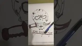 skeleton parmanent marker drawing THE DEAD MAN RATE IT 10/?