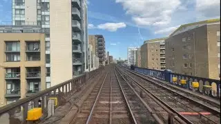 FULL TRAIN VISUAL | DLR: Tower Gateway - Beckton (120)