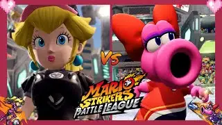 💗 Mario Strikers Battle League - Peach VS Birdo 💗