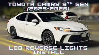 2025-2026 Toyota Camry LED Reverse Lights Install! EASY!
