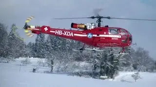 RC SCALE MODEL HELICOPTER EUROCOPTER SE3160 ALOUETTE 3 HB-XDA