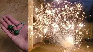 crackling ball w/ 100-300 micron iron powder