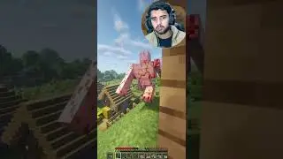 Iron Golem ne mujhe maar diya 😱 #minecraft #ytshorts #funnyminecraft