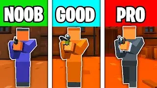 Noob vs Good vs Pro (Krunker.io) Types of Season 4 Players