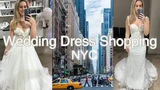NYC Wedding Dress Shopping VLOG💍Help Me Pick a Dress!