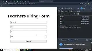 42. Taking Input & Output from Form Inputs (No Audio)