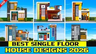 Beautiful Single Floor House Designs Trending 2026 | Small House Designs #housedesign #house